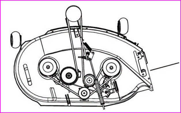 John Deere 48 Inch Mower Deck Belt Diagram with Routing Guide