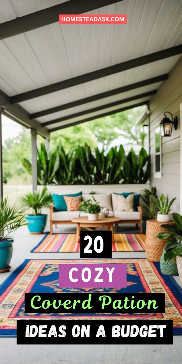 20 Cozy covered patio ideas on a budget [2025!] for Your Outdoor Space